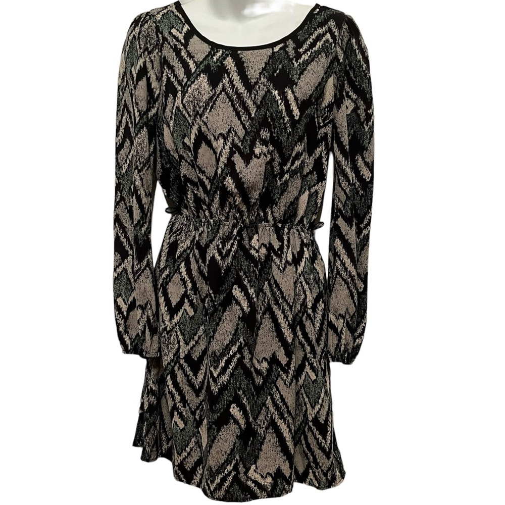 Sweet Claire Abstract Pattern Dress Sz S